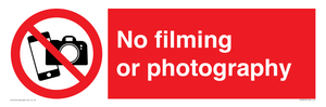 PV7870: No filming or photography