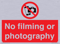 PV7870: No filming or photography