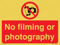 PV7870: No filming or photography