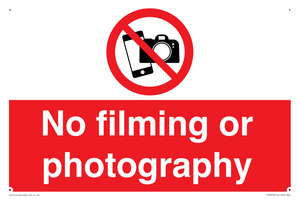 PV7870: No filming or photography