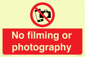 PV7870: No filming or photography