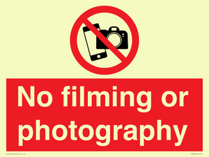 PV7870: No filming or photography