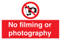 PV7870: No filming or photography