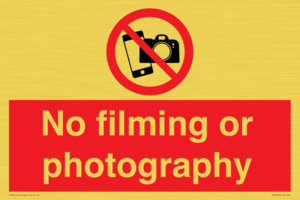 PV7870: No filming or photography