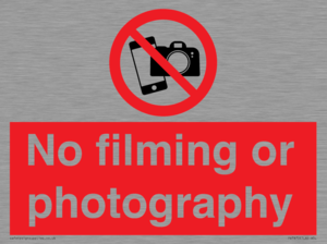 PV7870: No filming or photography