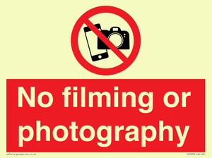 PV7870: No filming or photography