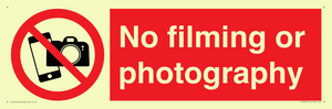 PV7870: No filming or photography