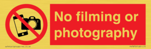 PV7870: No filming or photography