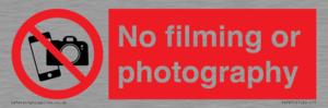 PV7870: No filming or photography