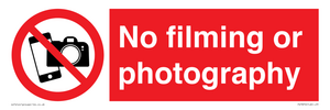 PV7870: No filming or photography