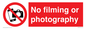 PV7870: No filming or photography