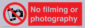 PV7870: No filming or photography