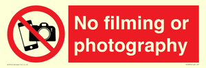 PV7870: No filming or photography