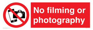 PV7870: No filming or photography