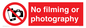 PV7870: No filming or photography