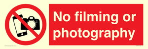 PV7870: No filming or photography