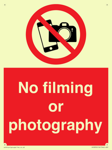 PV7870: No filming or photography