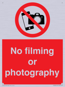 PV7870: No filming or photography