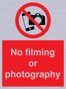 PV7870: No filming or photography