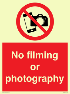 PV7870: No filming or photography
