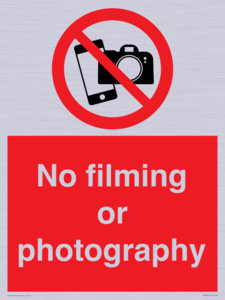 PV7870: No filming or photography