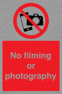 PV7870: No filming or photography