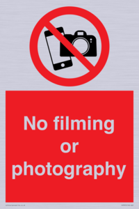 PV7870: No filming or photography