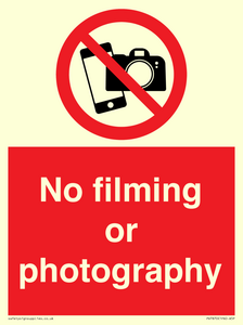PV7870: No filming or photography