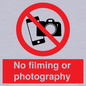 PV7870: No filming or photography