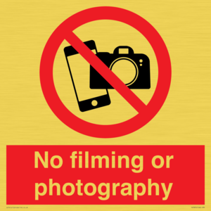 PV7870: No filming or photography