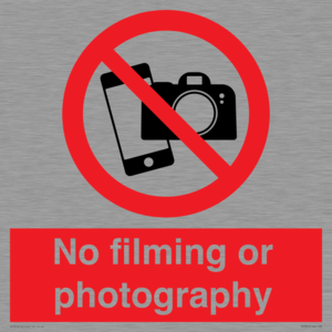 PV7870: No filming or photography