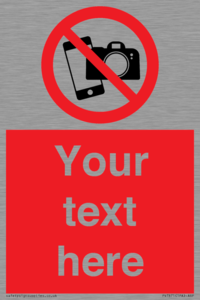 PV7871: Custom No filming or photography