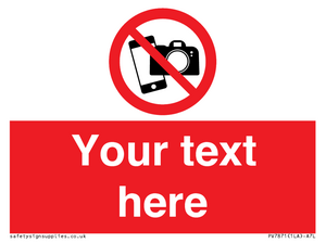 PV7871: Custom No filming or photography