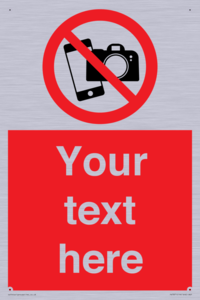 PV7871: Custom No filming or photography