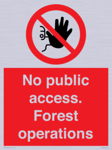 PV7905: No public access. Forest operations