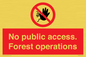 PV7905: No public access. Forest operations