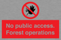PV7905: No public access. Forest operations