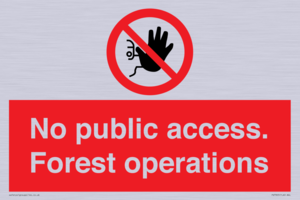 PV7905: No public access. Forest operations