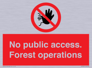 PV7905: No public access. Forest operations
