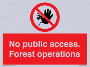 PV7905: No public access. Forest operations