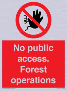 PV7905: No public access. Forest operations