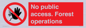 PV7905: No public access. Forest operations