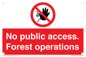 PV7905: No public access. Forest operations
