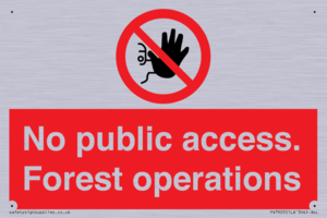 PV7905: No public access. Forest operations