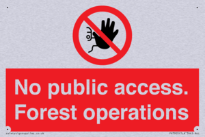PV7905: No public access. Forest operations