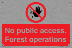 PV7905: No public access. Forest operations