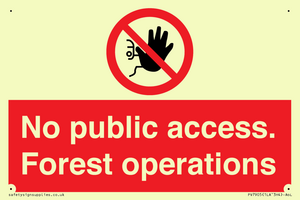 PV7905: No public access. Forest operations