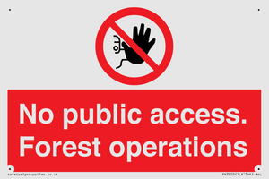 PV7905: No public access. Forest operations