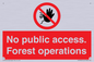 PV7905: No public access. Forest operations