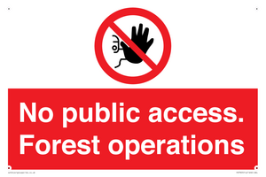 PV7905: No public access. Forest operations